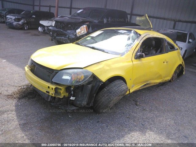 1G1AP14P867659434 - 2006 CHEVROLET COBALT SS SUPERCHARGED YELLOW photo 2