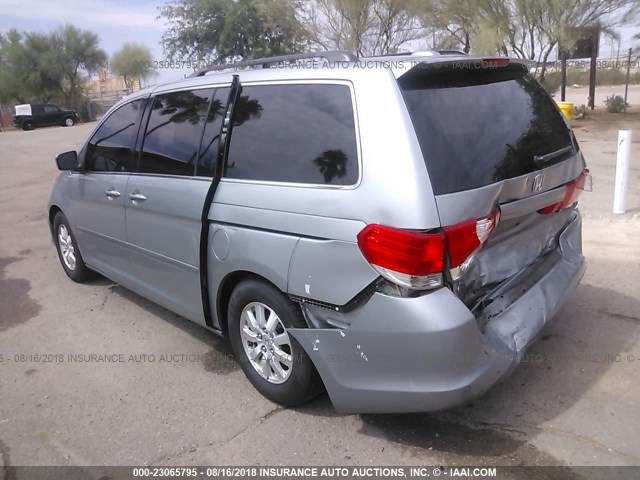 5FNRL3H7XAB047721 - 2010 HONDA ODYSSEY EXL Light Blue photo 3