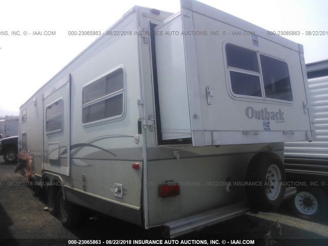 4YDT28R224G906090 - 2004 KEYSTONE OUTBACK 28  WHITE photo 3