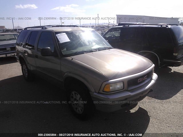1GKDT13W4VK500810 - 1997 GMC JIMMY Marron photo 1