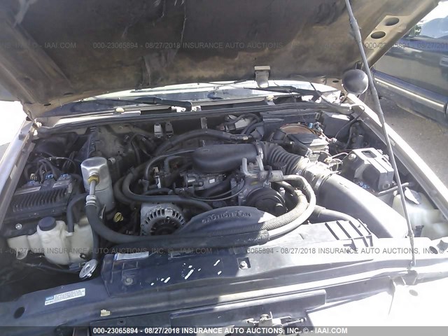 1GKDT13W4VK500810 - 1997 GMC JIMMY Marron photo 10