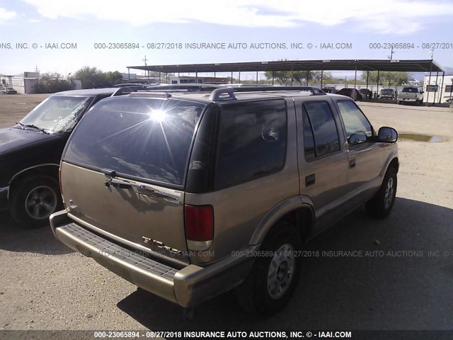 1GKDT13W4VK500810 - 1997 GMC JIMMY Marron photo 4
