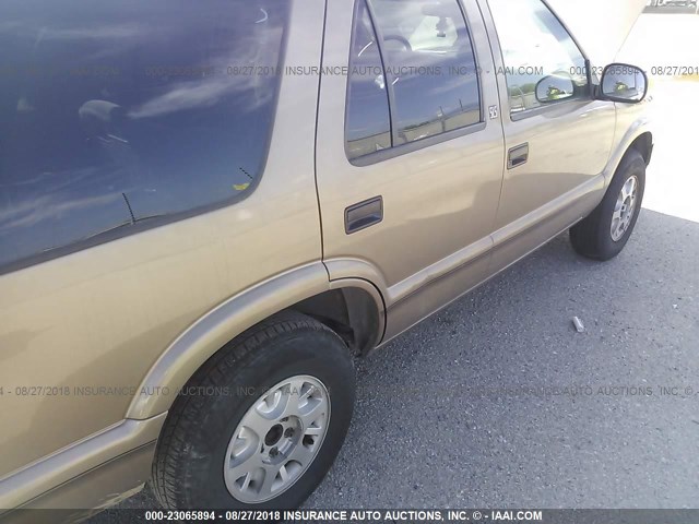 1GKDT13W4VK500810 - 1997 GMC JIMMY Marron photo 6