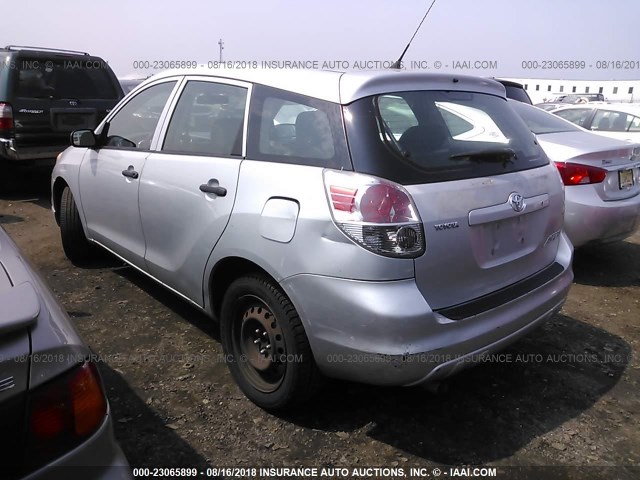 2T1KR32E17C624818 - 2007 TOYOTA COROLLA MATRIX XR SILVER photo 3
