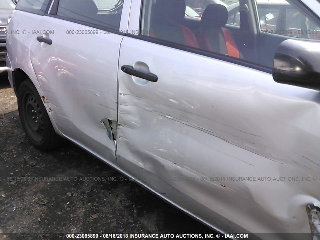 2T1KR32E17C624818 - 2007 TOYOTA COROLLA MATRIX XR SILVER photo 6