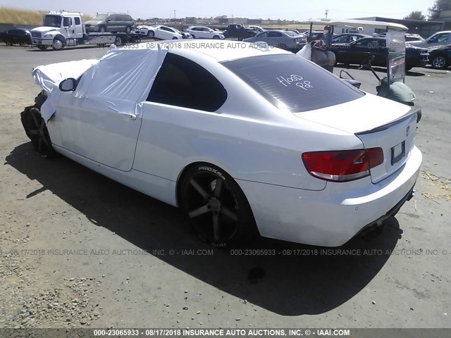 WBAWB73509P158165 - 2009 BMW 335 I WHITE photo 3