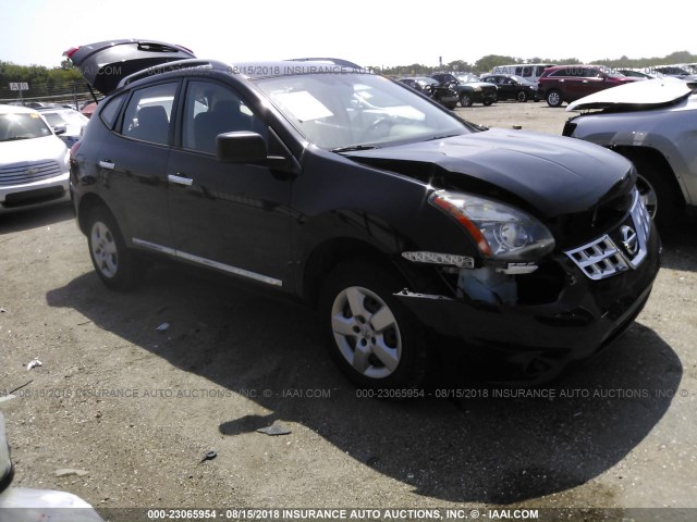 JN8AS5MT0EW601787 - 2014 NISSAN ROGUE SELECT S BLACK photo 1