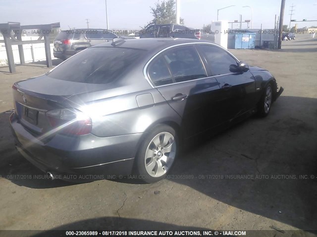 WBAVD53547A009008 - 2007 BMW 335 XI GRAY photo 4