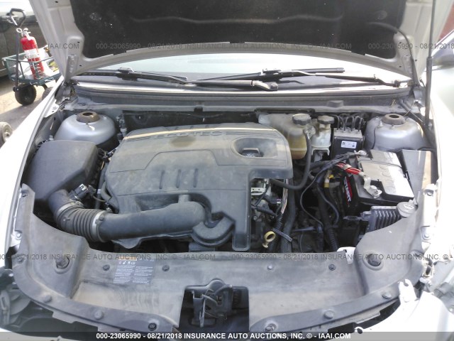 1G1ZC5EUXBF354107 - 2011 CHEVROLET MALIBU 1LT 银色 照片 10