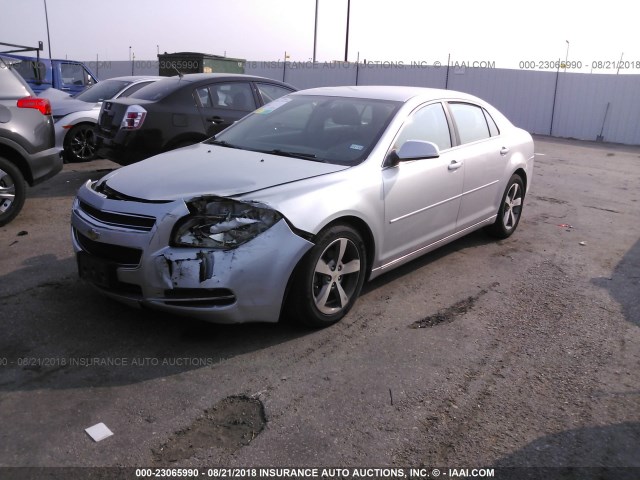 1G1ZC5EUXBF354107 - 2011 CHEVROLET MALIBU 1LT 银色 照片 2