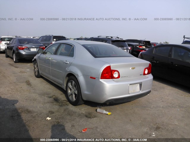 1G1ZC5EUXBF354107 - 2011 CHEVROLET MALIBU 1LT 银色 照片 3