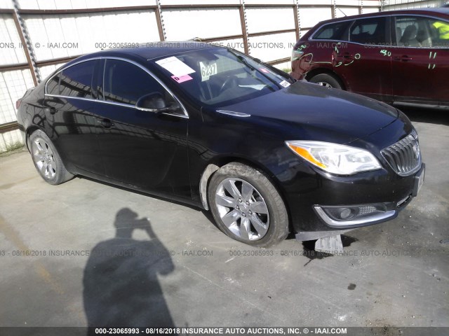 2G4GK5EX5E9209299 - 2014 BUICK REGAL BLACK photo 1