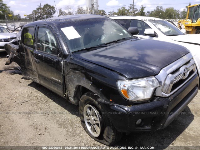 3TMJU4GN5FM189249 - 2015 TOYOTA TACOMA DOUBLE CAB PRERUNNER BLACK photo 1