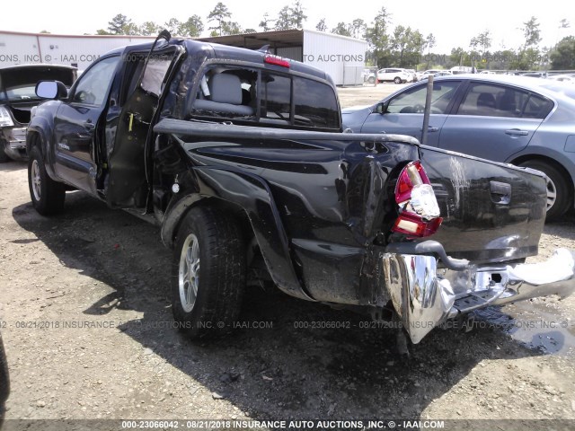 3TMJU4GN5FM189249 - 2015 TOYOTA TACOMA DOUBLE CAB PRERUNNER BLACK photo 3