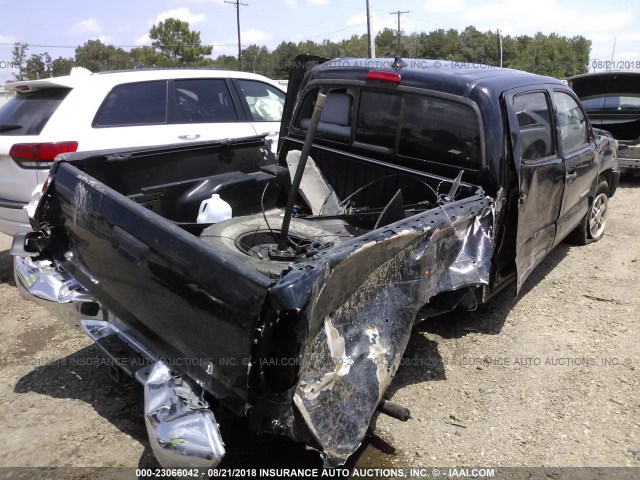 3TMJU4GN5FM189249 - 2015 TOYOTA TACOMA DOUBLE CAB PRERUNNER BLACK photo 4