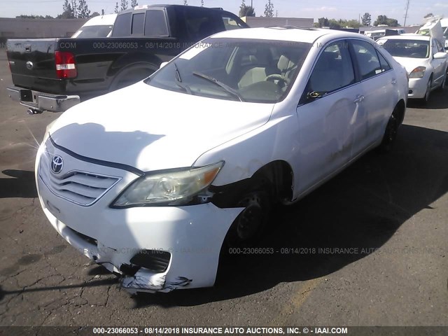 4T4BF3EK8AR023296 - 2010 TOYOTA CAMRY SE/LE/XLE WHITE photo 2