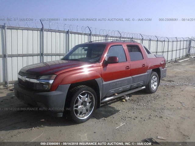 3GNEC13T53G282006 - 2003 CHEVROLET AVALANCHE C1500 ORANGE photo 2