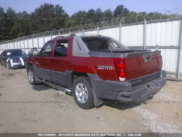 3GNEC13T53G282006 - 2003 CHEVROLET AVALANCHE C1500 ORANGE photo 3