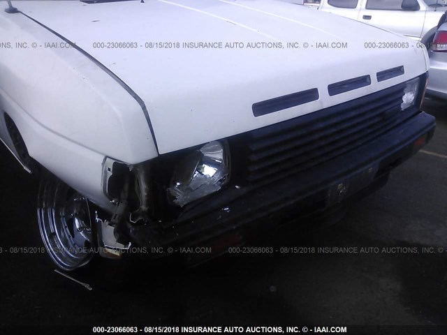 JN6ND16S1GW009707 - 1986 NISSAN D21 KING CAB WHITE photo 6