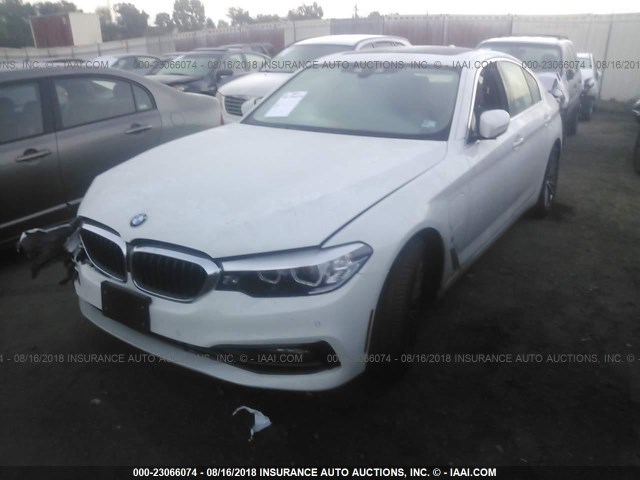 WBAJA9C55JB251323 - 2018 BMW 530E WHITE photo 2