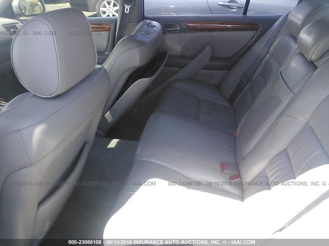 JT8BH68X5W0004820 - 1998 LEXUS GS 400 SILVER photo 8