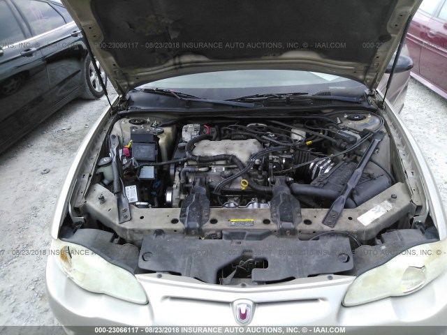 2G1WW12E139108766 - 2003 CHEVROLET MONTE CARLO LS 棕色 照片 10