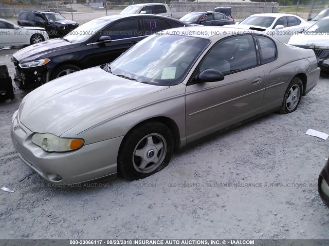 2G1WW12E139108766 - 2003 CHEVROLET MONTE CARLO LS 棕色 照片 2