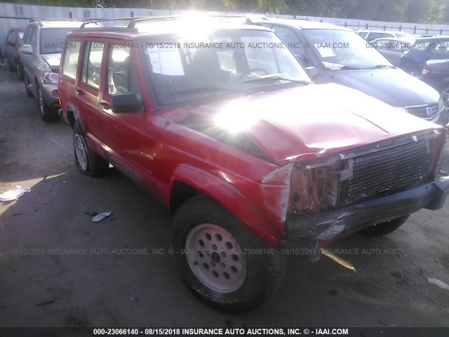 1J4FJ68S7TL332997 - 1996 JEEP CHEROKEE SPORT/CLASSIC RED photo 1