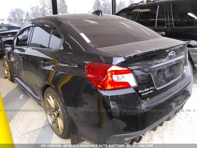 JF1VA1B66G9828415 - 2016 SUBARU WRX BLACK photo 3