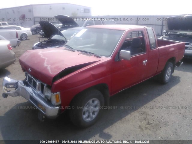 1N6SD16S9TC318677 - 1996 NISSAN TRUCK KING CAB SE/KING CAB XE RED photo 2