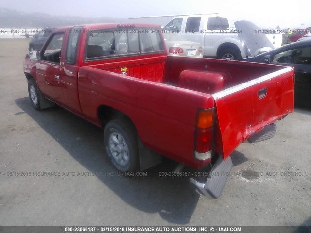 1N6SD16S9TC318677 - 1996 NISSAN TRUCK KING CAB SE/KING CAB XE RED photo 3