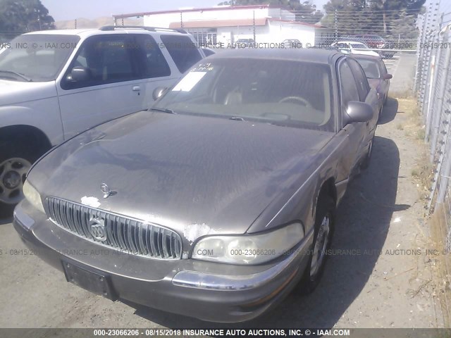 1G4CW52K7Y4110650 - 2000 BUICK PARK AVENUE  GRAY photo 2