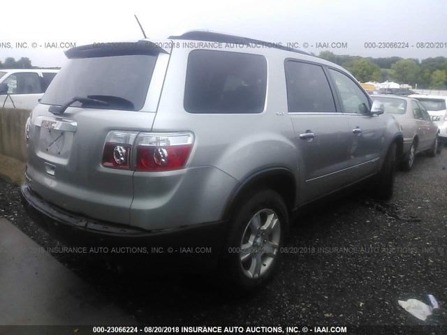 1GKER33708J220769 - 2008 GMC ACADIA SLT-2 SILVER photo 4