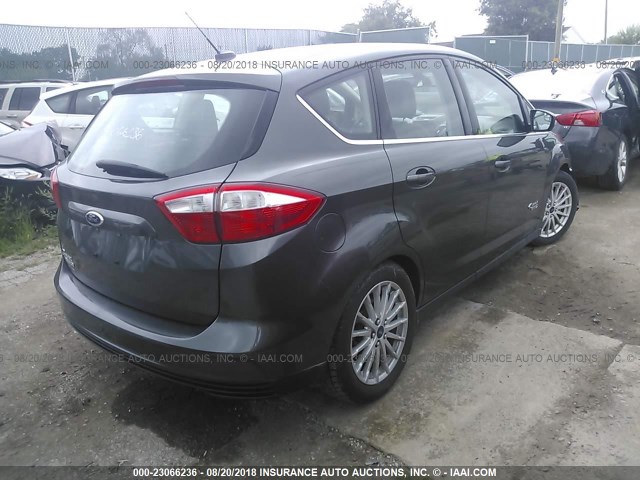 1FADP5CU1FL105779 - 2015 FORD C-MAX PREMIUM SEL GRAY photo 4