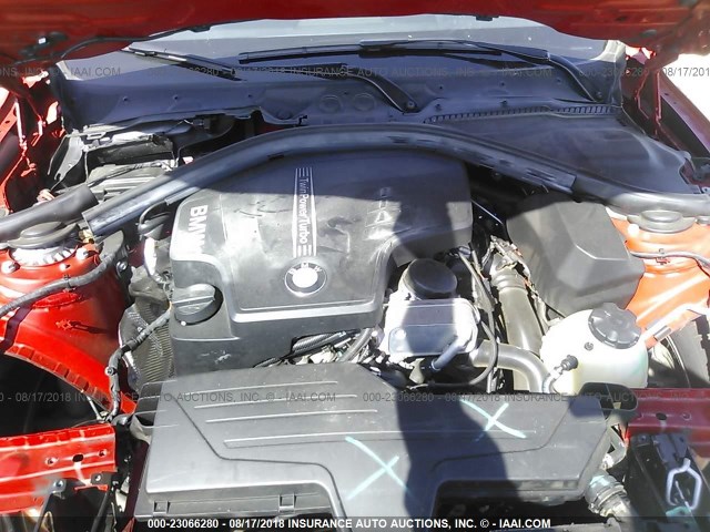WBA3C1C51EK107746 - 2014 BMW 328 I SULEV RED photo 10