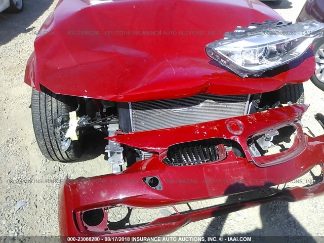 WBA3C1C51EK107746 - 2014 BMW 328 I SULEV RED photo 6