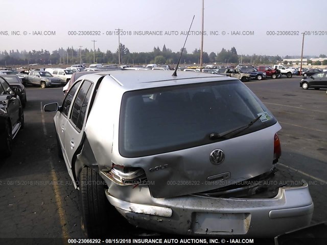 9BWFL61J064000812 - 2006 VOLKSWAGEN GOLF GL SILVER photo 6