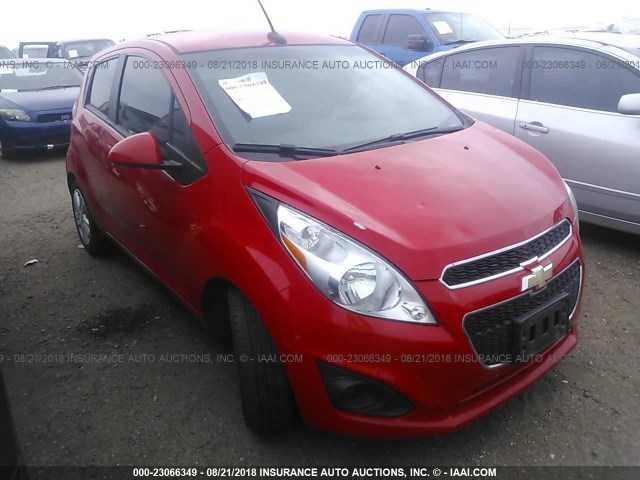 KL8CD6S92EC534261 - 2014 CHEVROLET SPARK 1LT RED photo 1