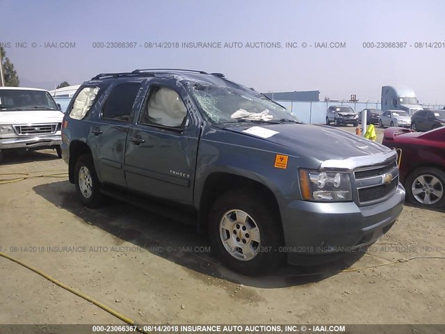 1GNFK23029R224236 - 2009 CHEVROLET TAHOE K1500 LT BLUE photo 1