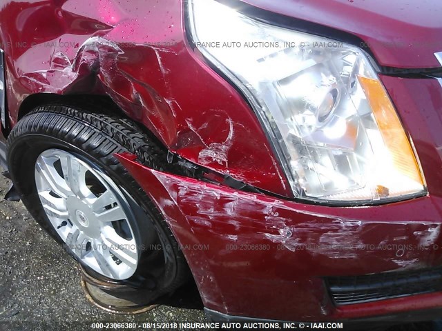 3GYFNAEYXAS636834 - 2010 CADILLAC SRX LUXURY COLLECTION RED photo 6