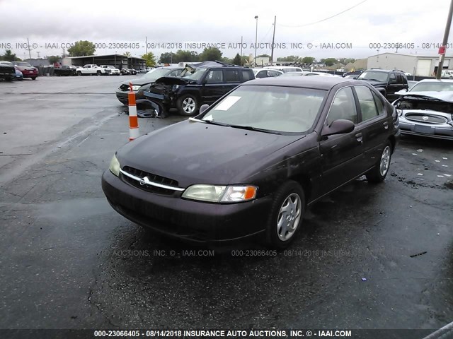 1N4DL01D6XC192890 - 1999 NISSAN ALTIMA XE/GXE/SE/GLE MAROON photo 2