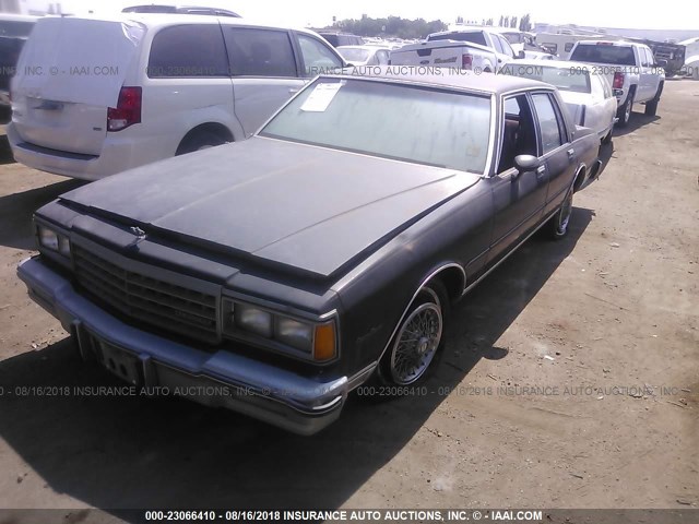 1G1BN69H7FH131239 - 1985 CHEVROLET CAPRICE CLASSIC BLACK photo 2