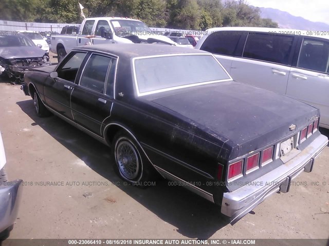 1G1BN69H7FH131239 - 1985 CHEVROLET CAPRICE CLASSIC BLACK photo 3