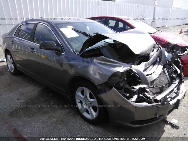 1G1ZA5EUXCF320689 - 2012 CHEVROLET MALIBU LS ნაცრისფერი ფოტო 1