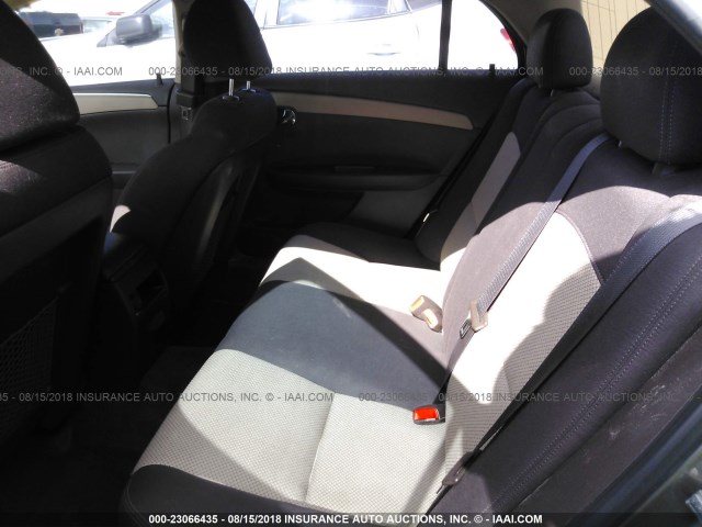 1G1ZA5EUXCF320689 - 2012 CHEVROLET MALIBU LS ნაცრისფერი ფოტო 8