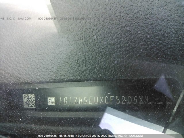 1G1ZA5EUXCF320689 - 2012 CHEVROLET MALIBU LS ნაცრისფერი ფოტო 9