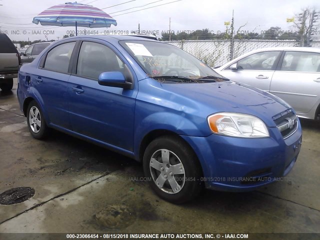 KL1TD5DE4AB092022 - 2010 CHEVROLET AVEO LS/LT 蓝色 照片 1