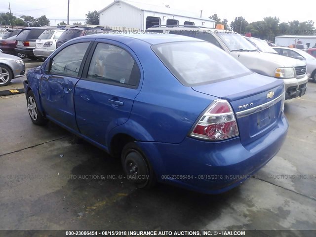 KL1TD5DE4AB092022 - 2010 CHEVROLET AVEO LS/LT 蓝色 照片 3
