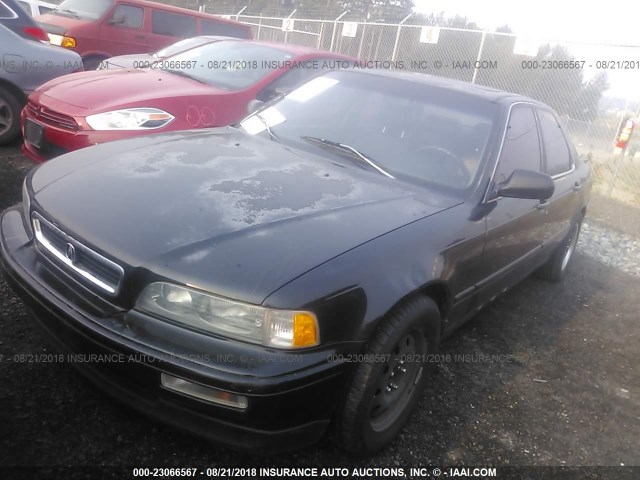 JH4KA7673PC014002 - 1993 ACURA LEGEND LS შავი ფოტო 2