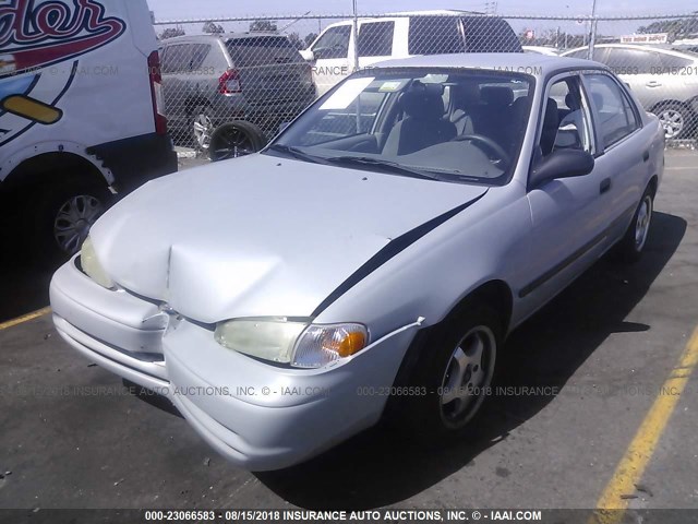 1Y1SK52841Z409792 - 2001 CHEVROLET GEO PRIZM LSI GRAY photo 2